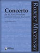 CONCERTO FOR ALTO SAX & CH ORCH cover